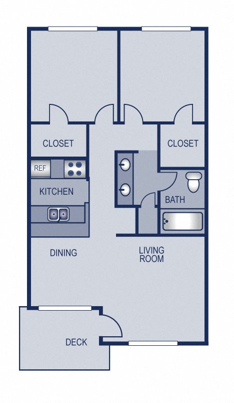 2x1 - 689 Floor Plan 7