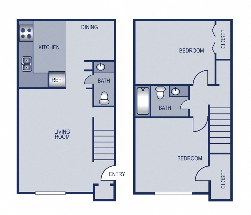2x2 - 950 Floor Plan 9