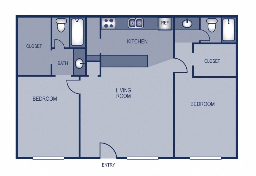 2x2 - 912 Floor Plan 10