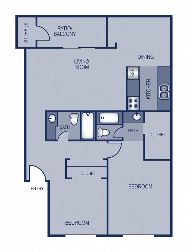 2x2 - 978 Floor Plan 11