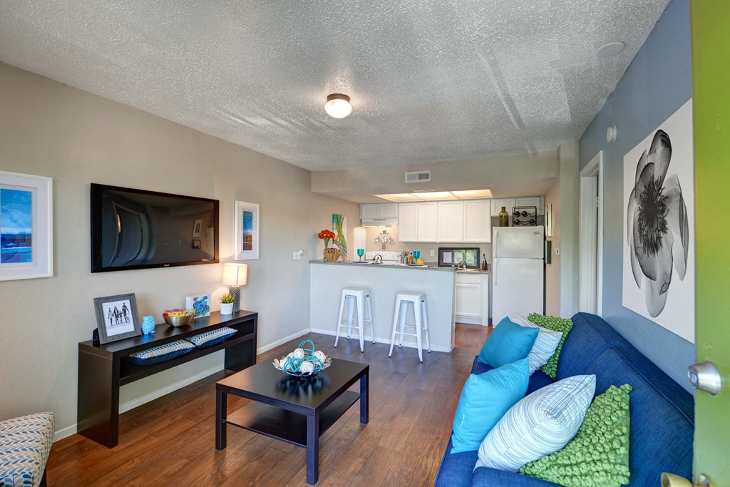 Living room at Solaris, Austin, 78741