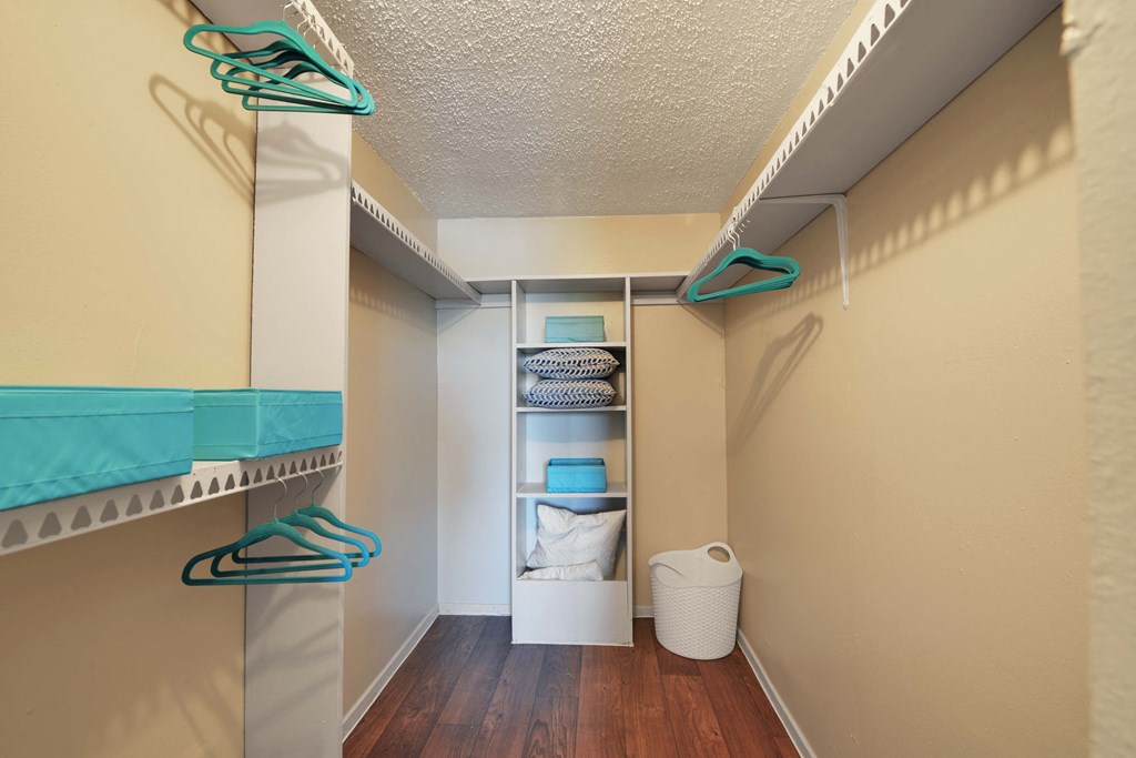 Closet at Solaris, Austin, Texas