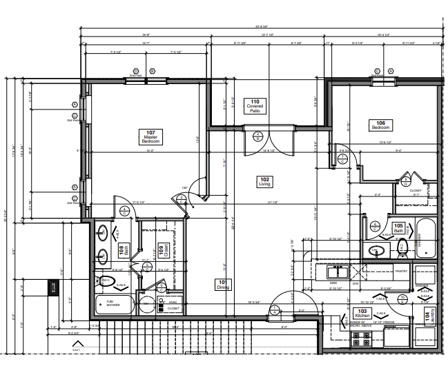 a floor plan of a house