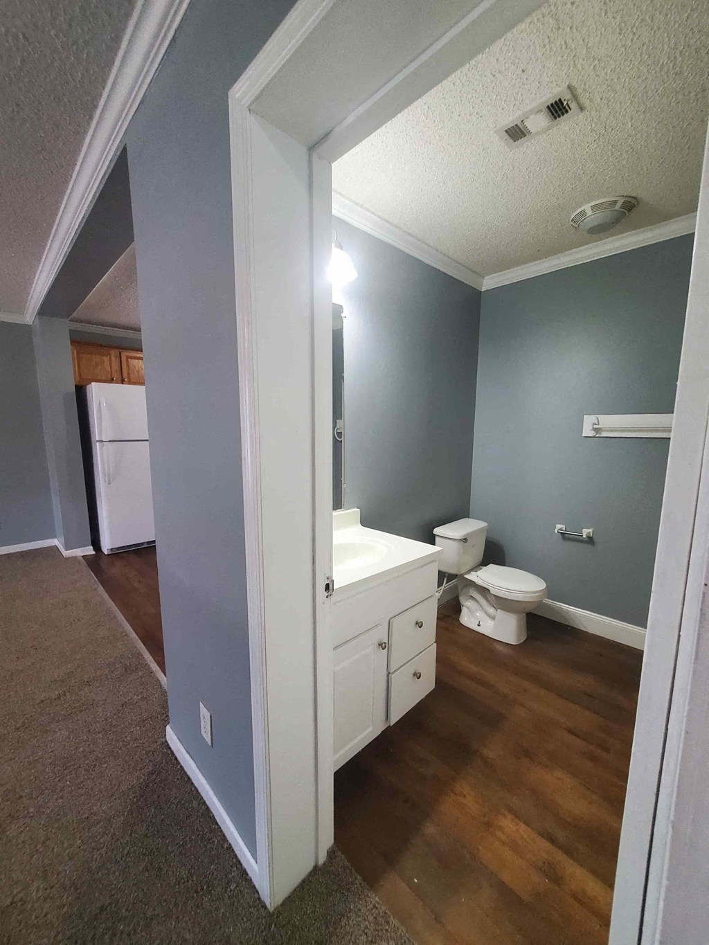 a bathroom with a toilet and a sink and a mirror