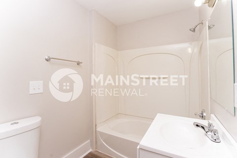 renovated bathroom for sale in a town house