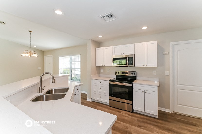 the kitchen is clean and ready for us to use