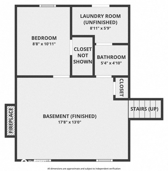 a floor plan for a laundry room with a closet and a star closet