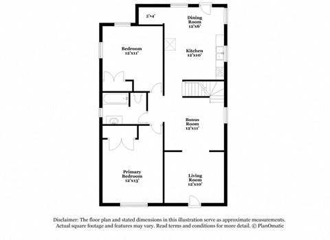 a floor plan of a unit with a bedroom and a living room