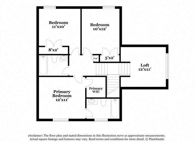 this plan is an approximation of the floor plan and actual dimensions in this residential apartment