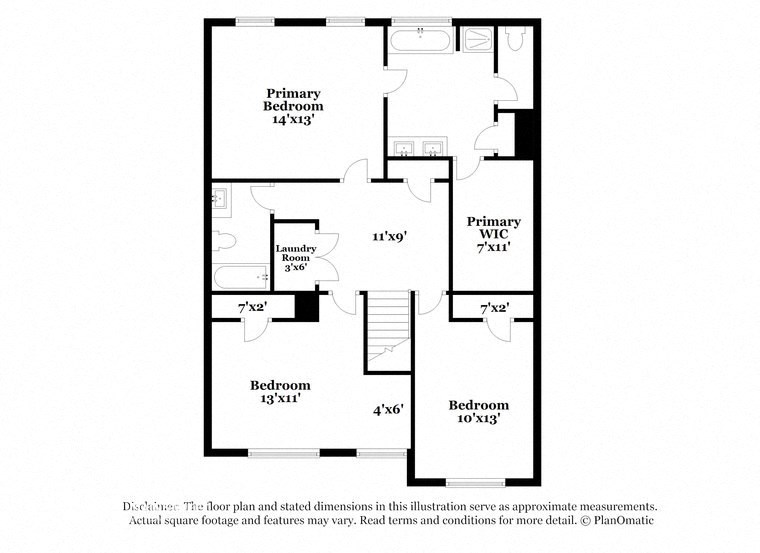 the plan of the floor plan for the apartment