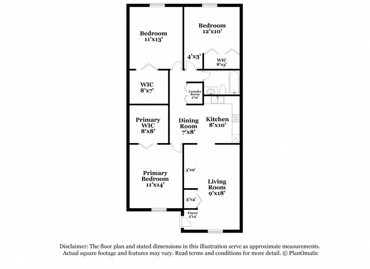 this floor plan is an approximation and may not include the most recent information