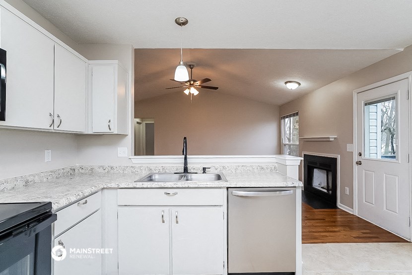 the kitchen is clean and ready for us to use