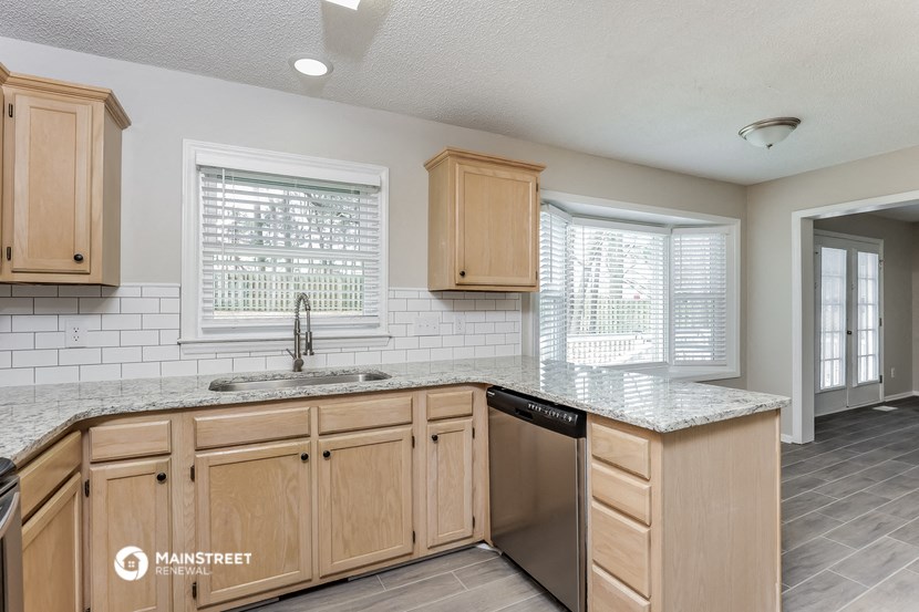 the kitchen is clean and ready for us to use