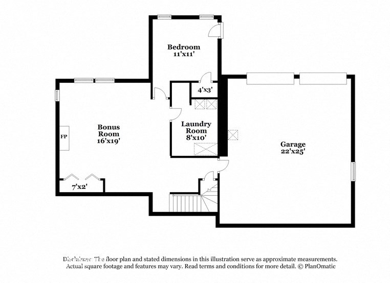 the schematic diagram of the second floor of a house with the floor plans of two