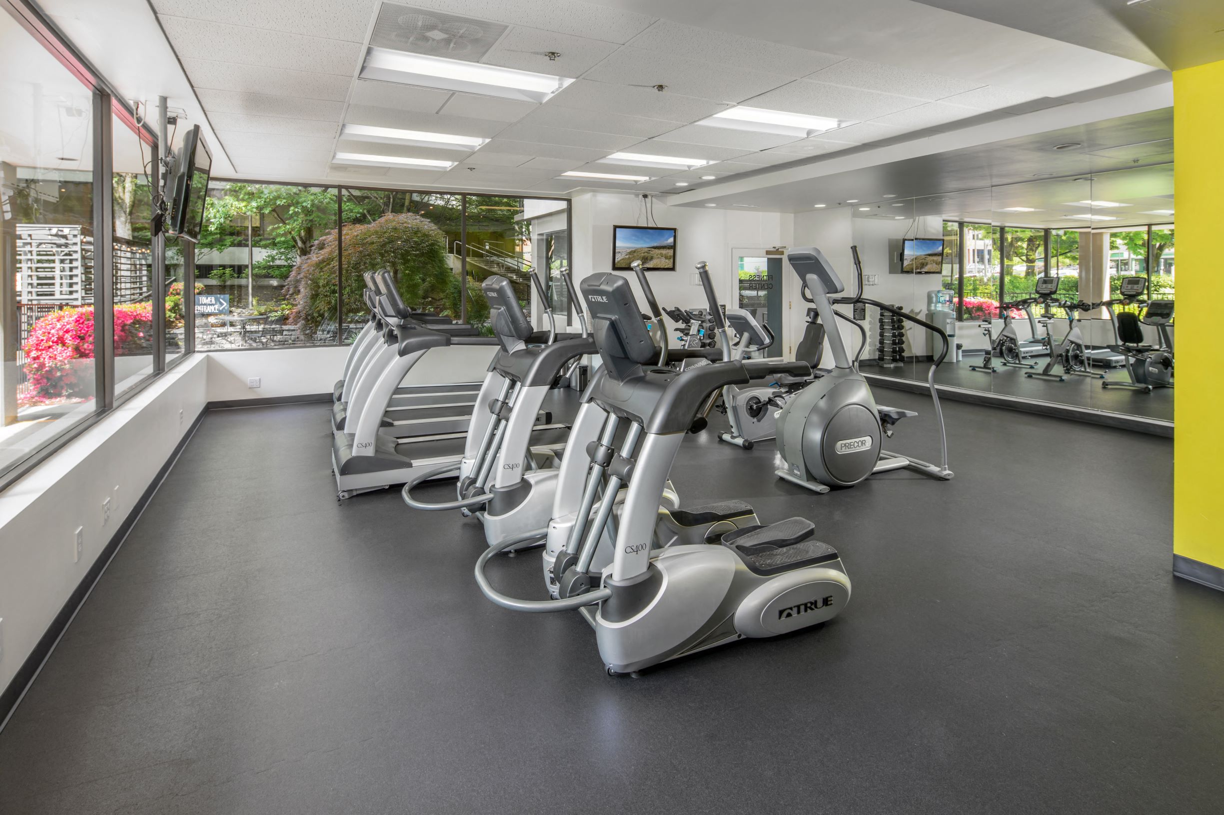 Apartments in Downtown Portland for Rent - Linc 245 - Fitness Center equipped with exercise machinery