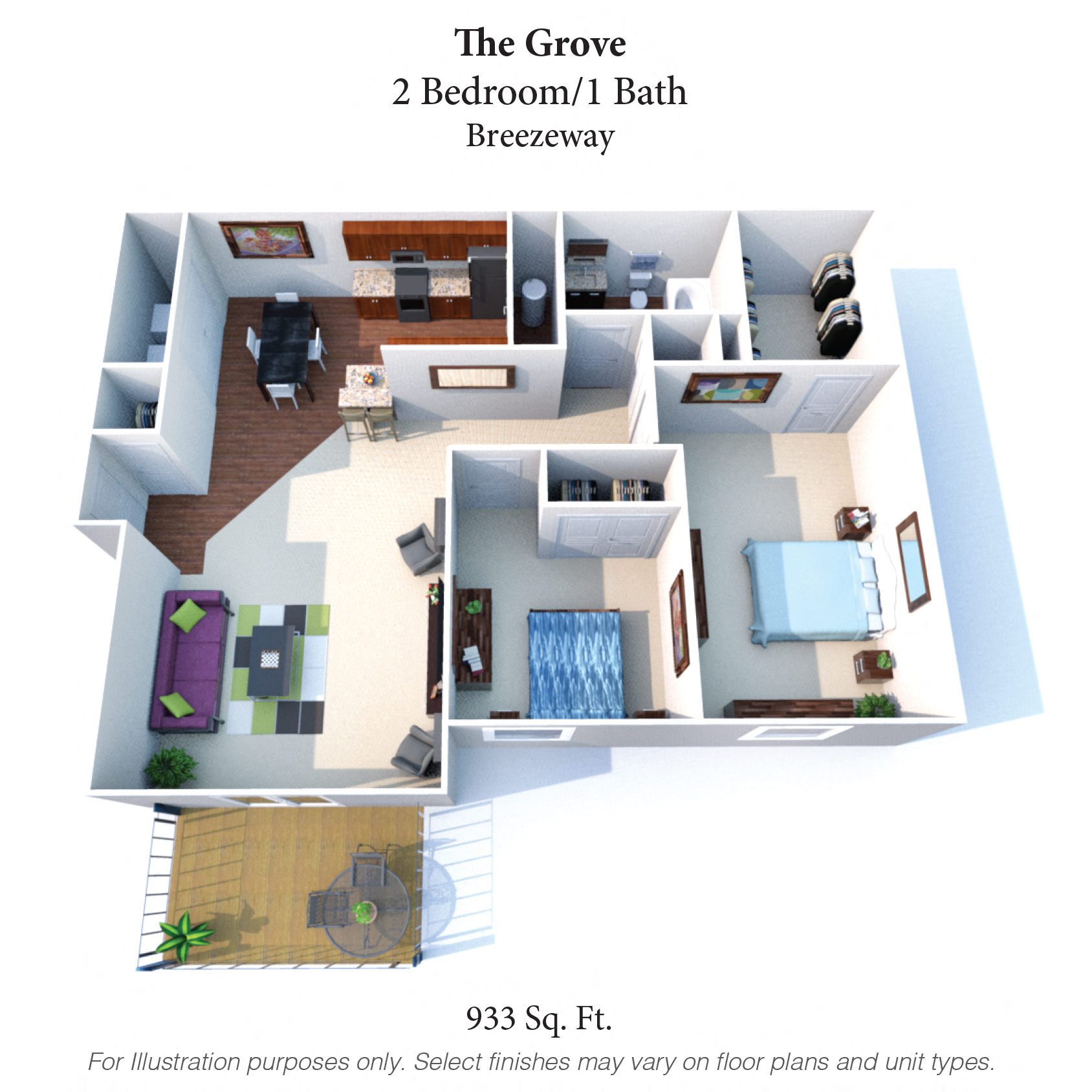 Grove Floor Plan at The Residences at Liberty Crossing, Columbus