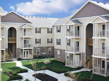 Patios and Balconies at The Residences at Liberty Crossing, Ohio, 43235