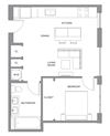 Madison One Bedroom Penthouse A