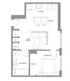 Madison One Bedroom Penthouse D