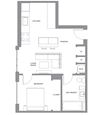 Madison One Bedroom Penthouse E