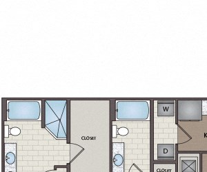 Santiago Silos South End - Charlotte, NC - Santiago floor plan
