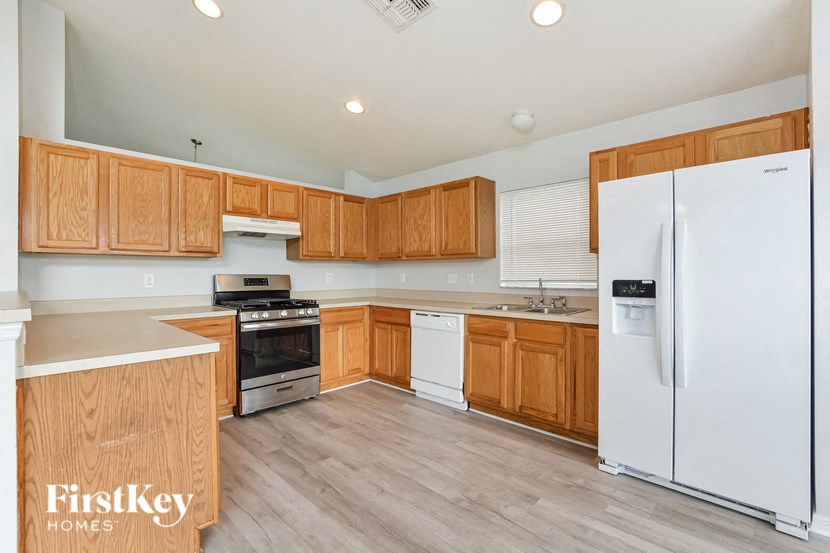 the kitchen is clean and ready for us to use
