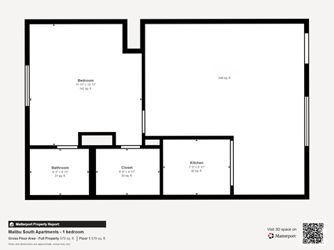 Malibu South Apartments Studio-2 Beds Apartment for Rent