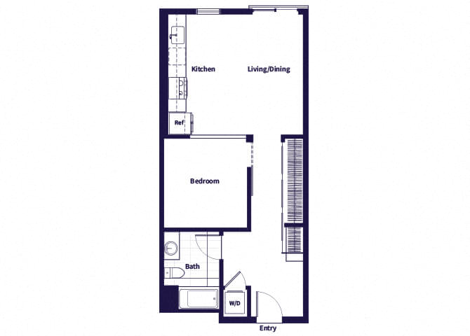 A08 Floorplan at Idea1 Apartments in in San Diego CA