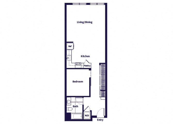 A14 Floorplan at Idea1 Apartments in San Diego CA