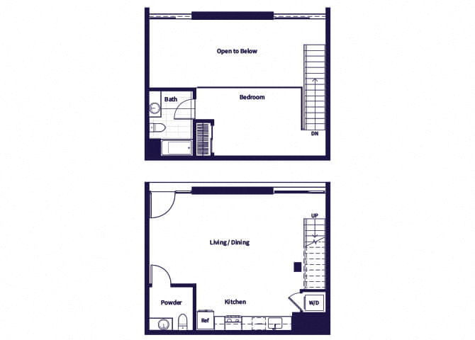 A24L Floorplan at Idea1 Apartments in San Diego CA