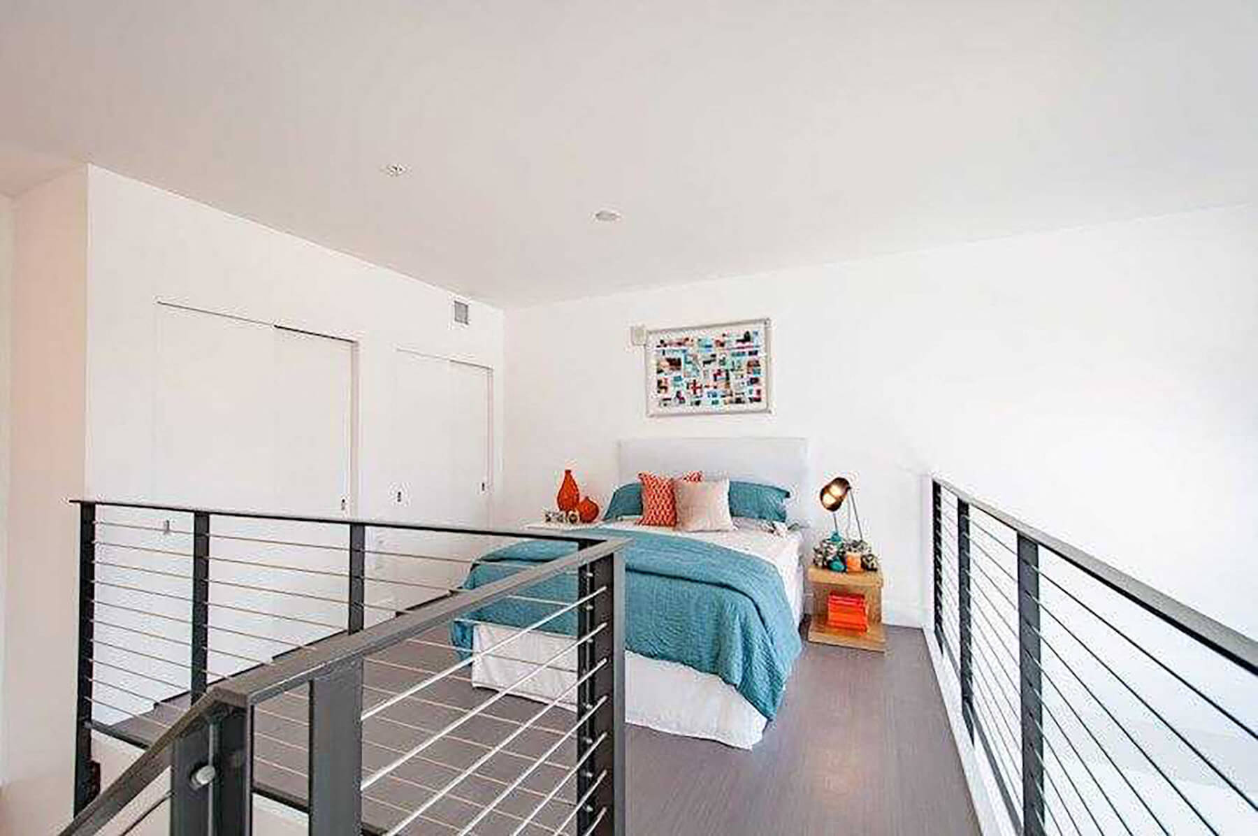 Model Loft Upper Bedroom at Idea1 Apartments in San Diego CA