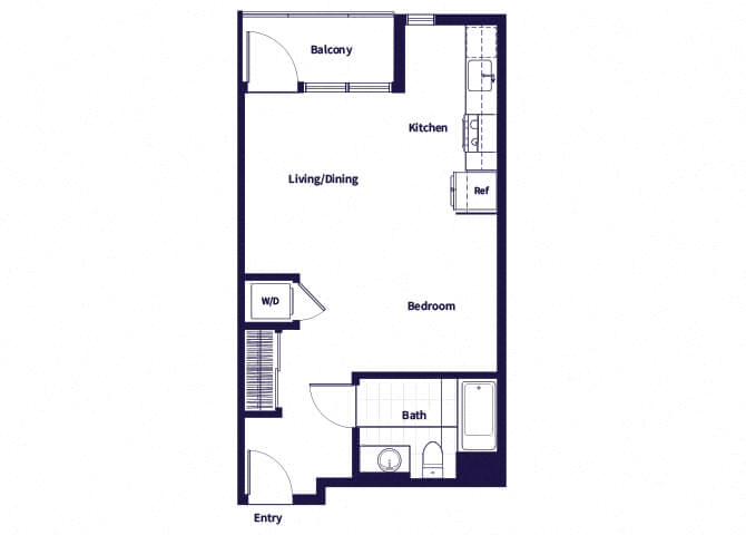 S03 Floorplan at Idea1 Apartments in San Diego CA