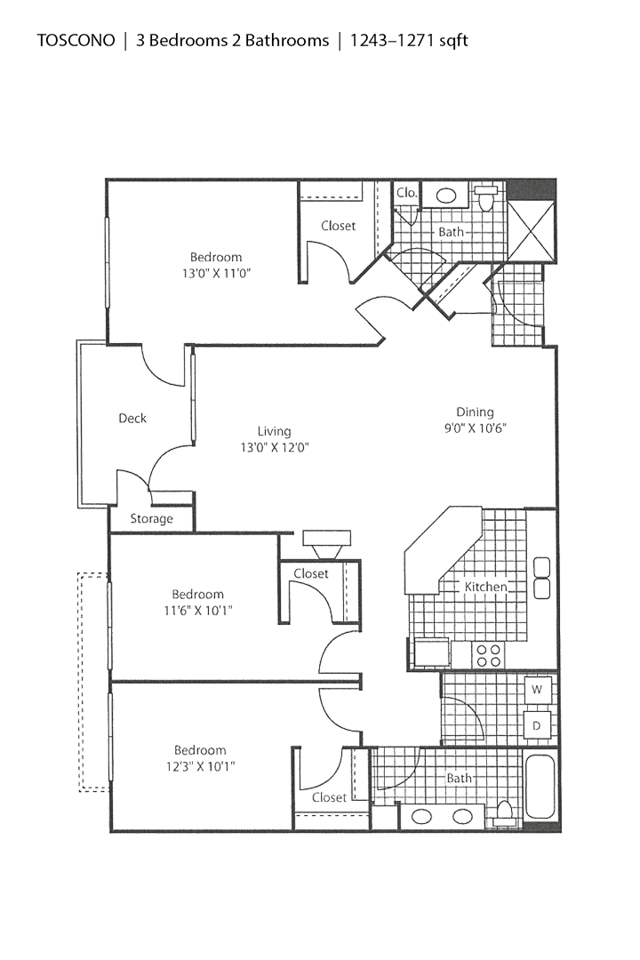 3 Bedroom D1