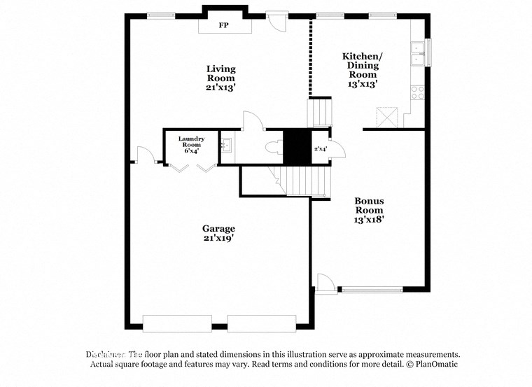 the floor plan of the third level of the home showing the bedroom and living room