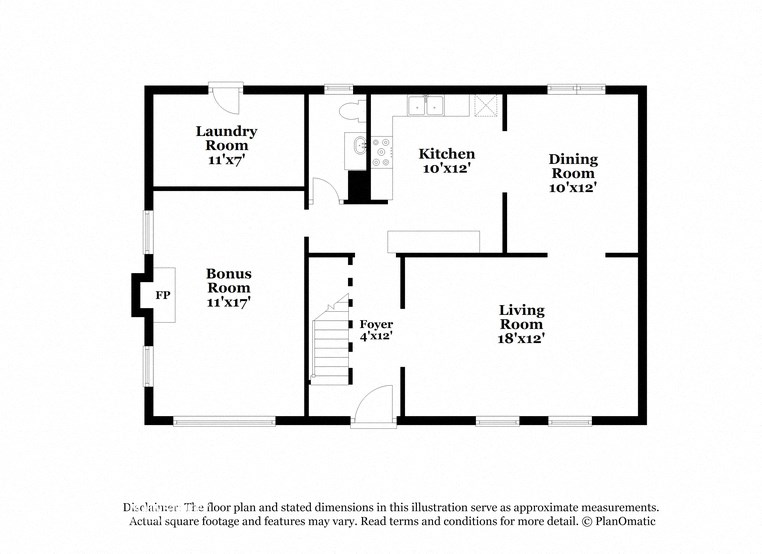 a floor plan of a house with bedrooms and a living room
