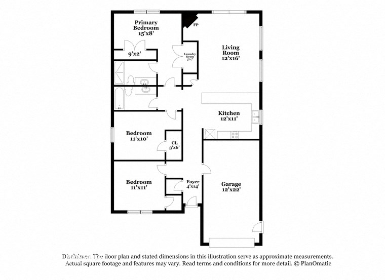 this is a diagram of the floor plan for the apartment