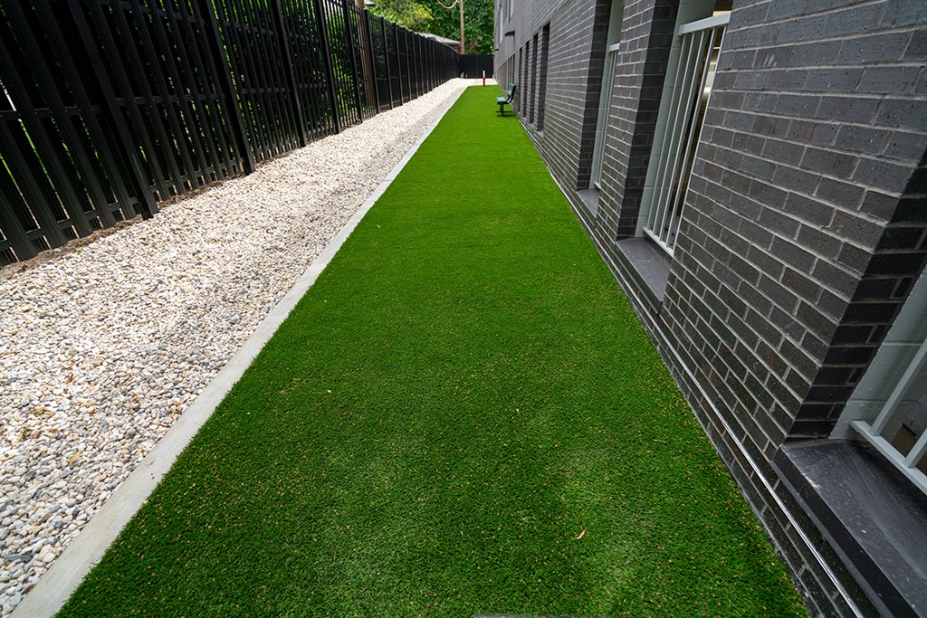Alternate view of the dog park  at Grand Flats, St. Louis, MO