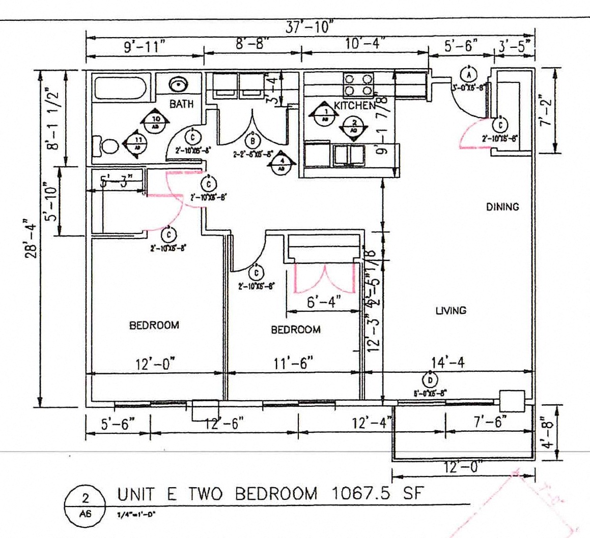 Two Bedroom One Bathroom