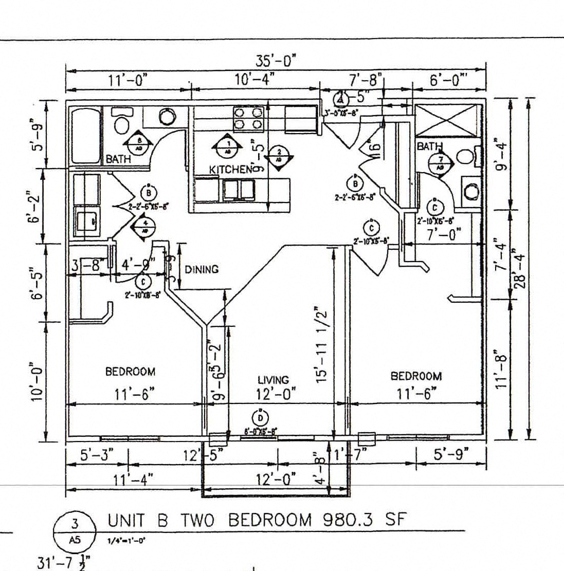 Two Bedroom Two Bathroom