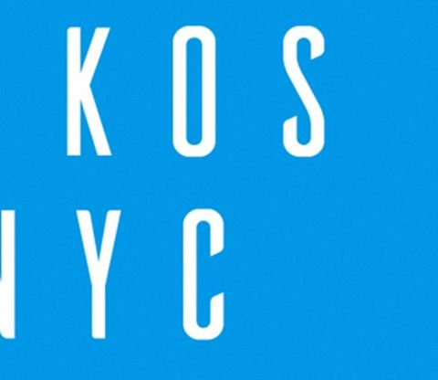 the kissysys logo on a blue background