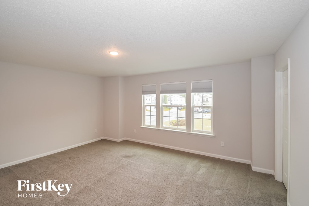 the living room is clean and ready to use