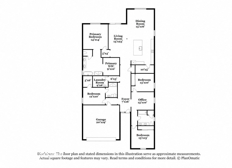 this floor plan is an approximation and may not include the most recent information