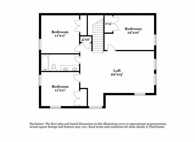 this is the floor plan for a bedroom apartment