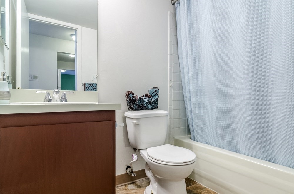 a bathroom with a toilet and a sink
