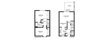 2 Bedrooms, 1.5 Bathrooms