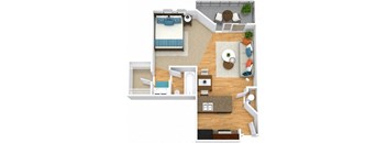 Aldern Floor Plan at Windsor Peachtree Corners, Peachtree Corners, GA