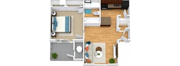 The Bradford Floor Plan at Windsor Peachtree Corners, Peachtree Corners, 30092