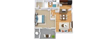 The Cypress Floor Plan at Windsor Peachtree Corners, Peachtree Corners, Georgia