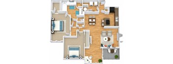 The Magnolia Floor Plan at Windsor Peachtree Corners, Peachtree Corners, 30092