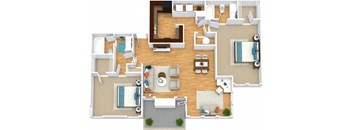 The Sycamore Floor Plan at Windsor Peachtree Corners, Peachtree Corners, GA, 30092